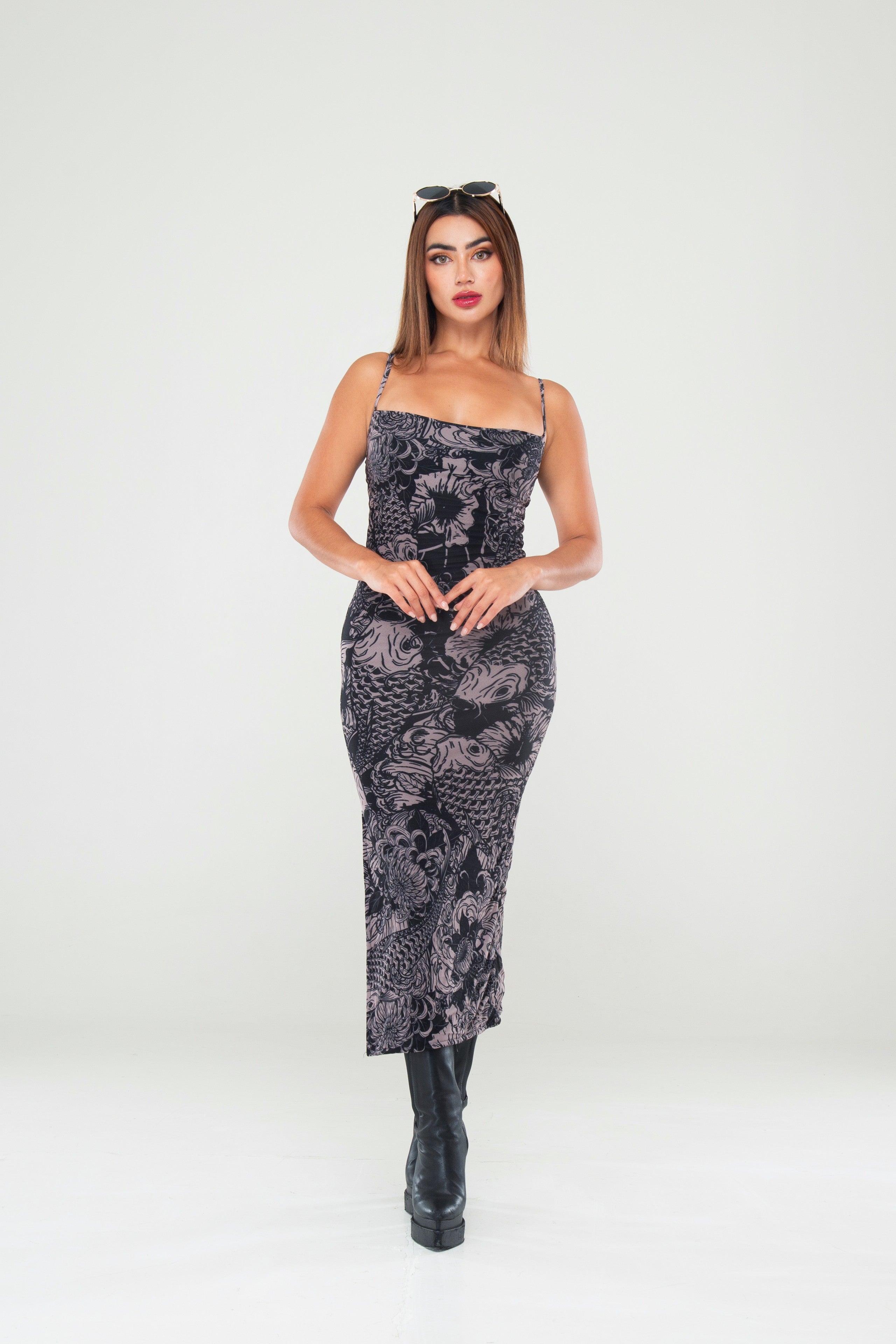 Vestido Tiras Estampado