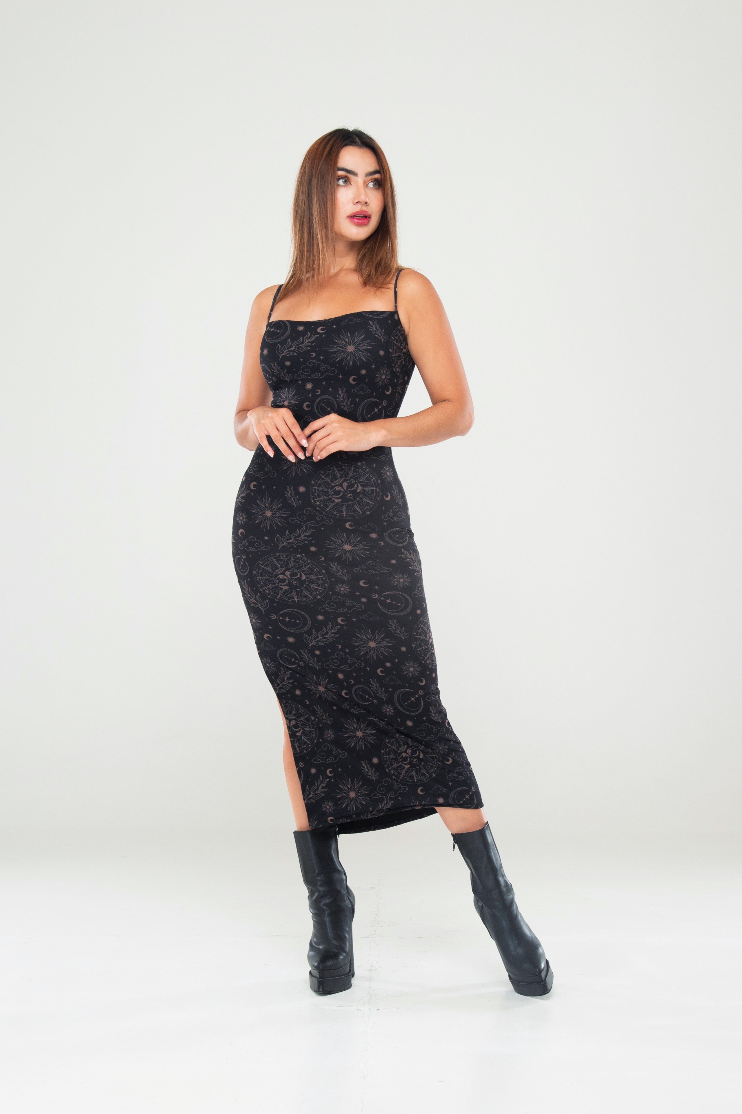 Vestido Tiras Estampado