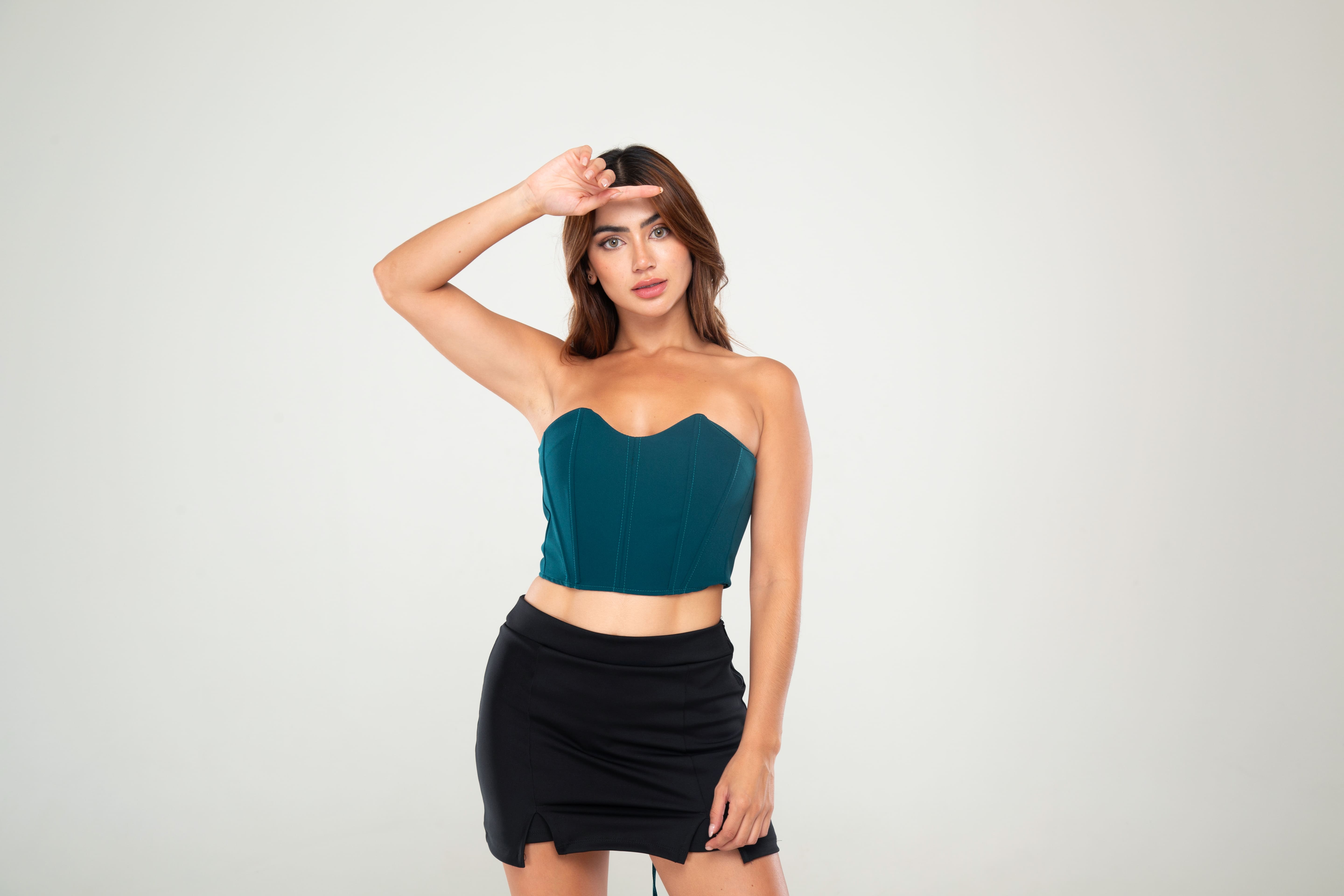 Falda short dos aberturas