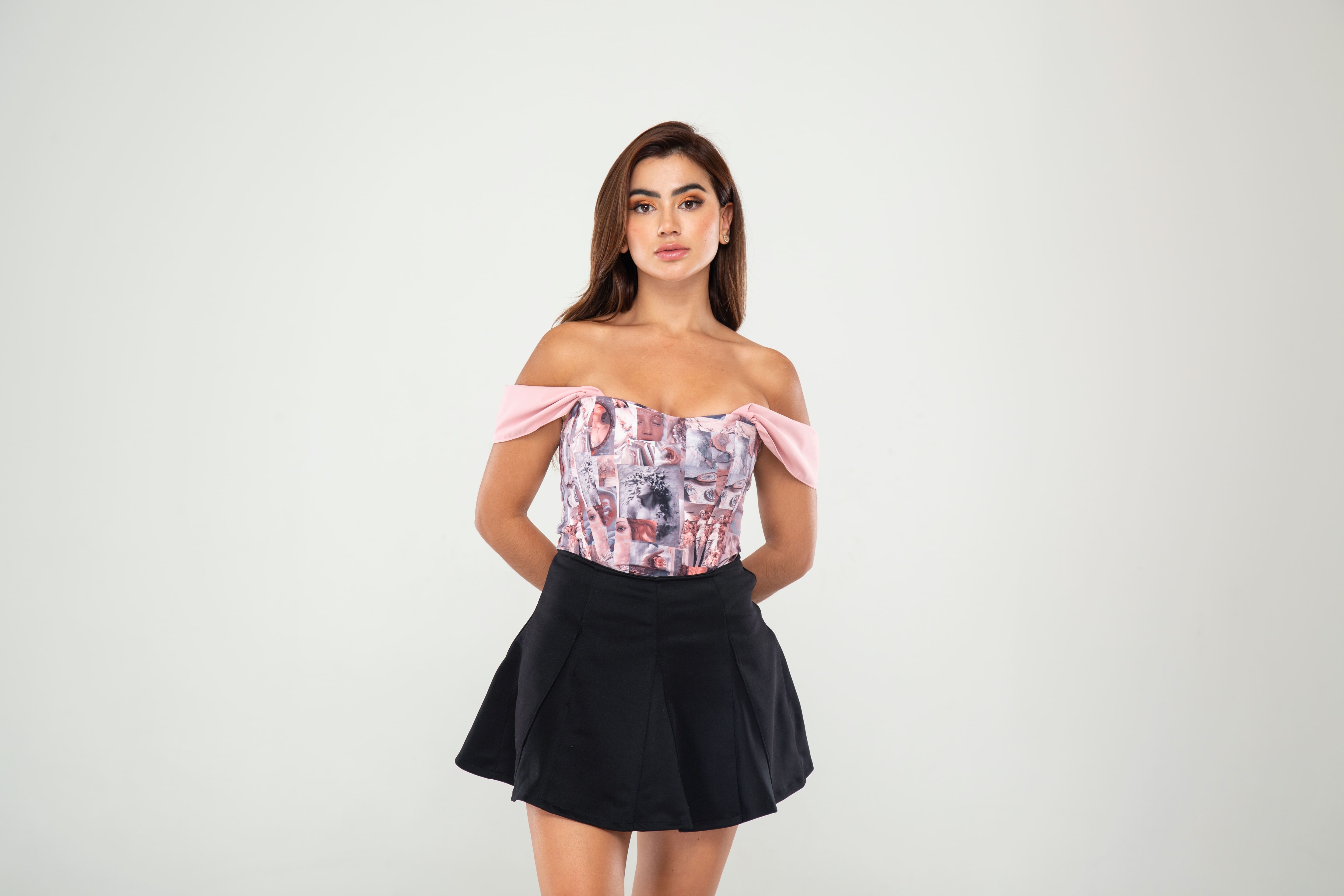 Corset estampado