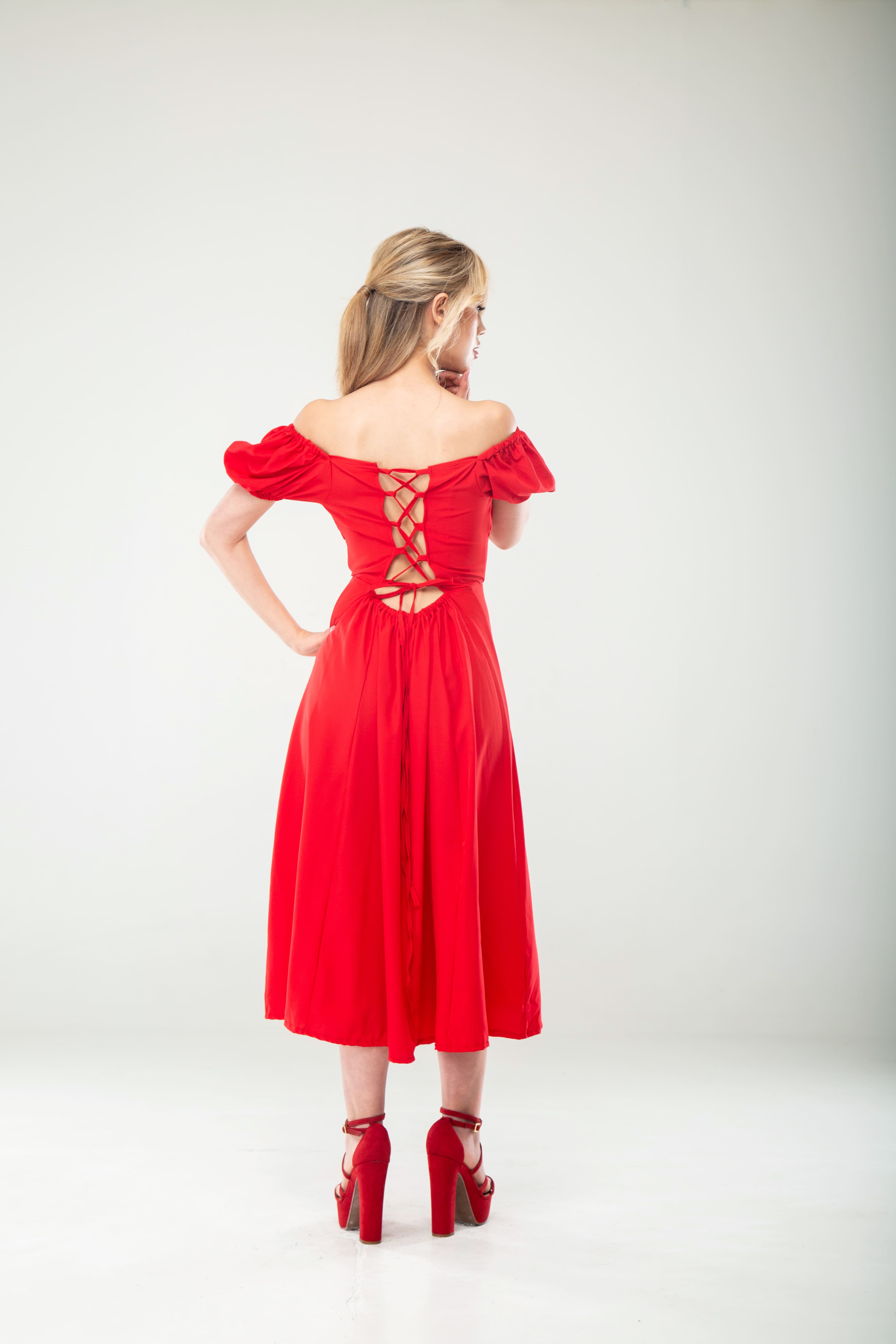 Vestido princesa largo mangas